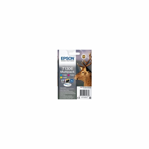 EPSON ink Multipack 3-colours "Jelen" T1306 DURABrite Ult...