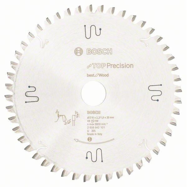 Pilový kotouč Bosch Top Precision Best for Wood 216x30mm ...