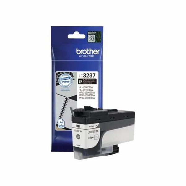 Brother LC-3237BK - originální BROTHER INK LC-3237BK - bl...