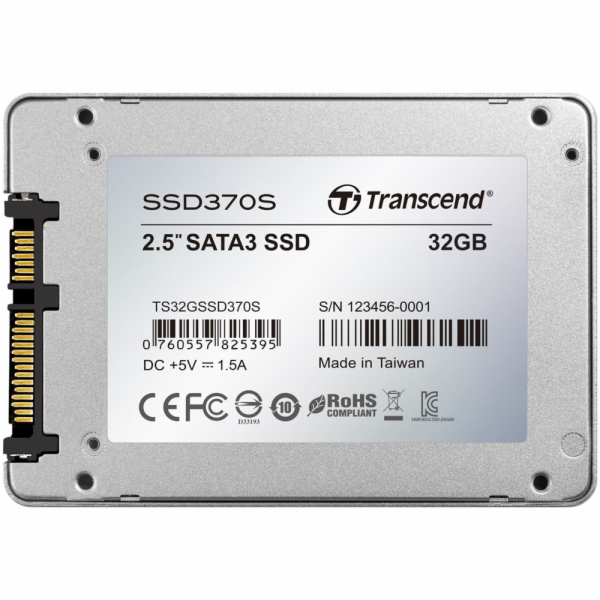 Transcend SSD370S - SSD - 32 GB - interní - 2.5" - SATA 6...