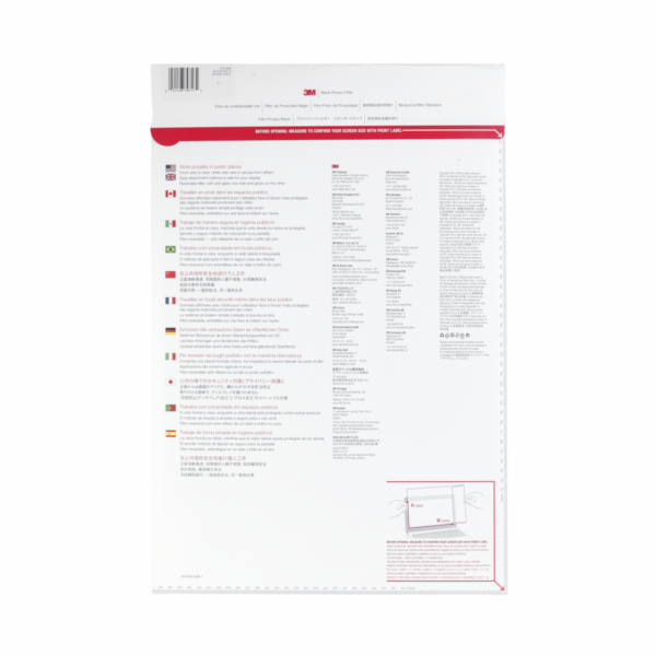 3M PF236W9 Bezpecnostni filtr cerna pro 59,9cm (23,6 ) 16:9