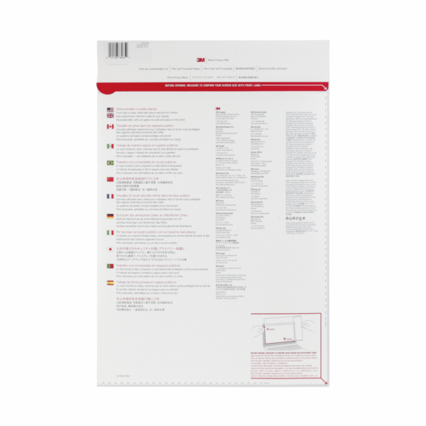 3M PF230W9B bezpecnostní filtr cerný pro 58,4cm 23,0  16:9