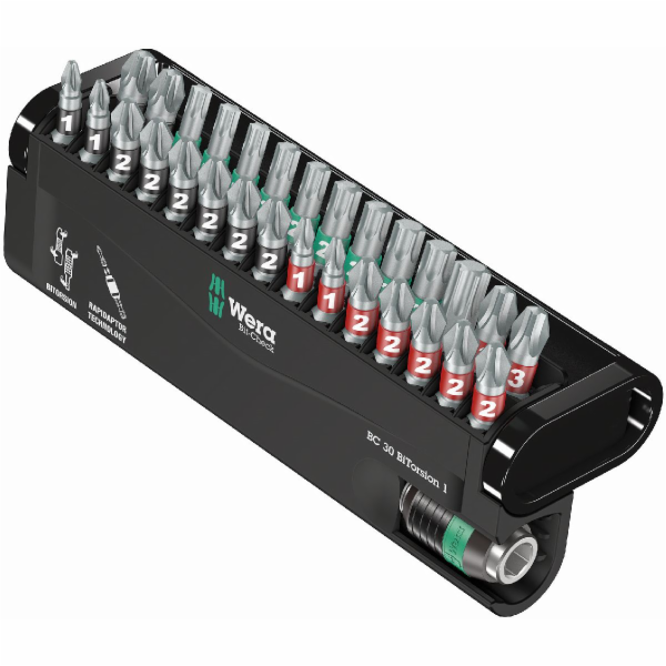 WERA Bit-Check 30 BiTorsion 1 Bit-Check, sada bitů