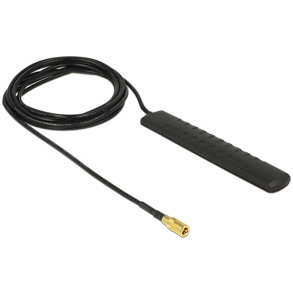 Delock&nbsp;DAB+&nbsp;DVB-T2&nbsp;Antenna&nbsp;SMB&nbsp;Plug&nbsp;20&nbsp;dBi&nbsp;active&nbsp;omnidir...
