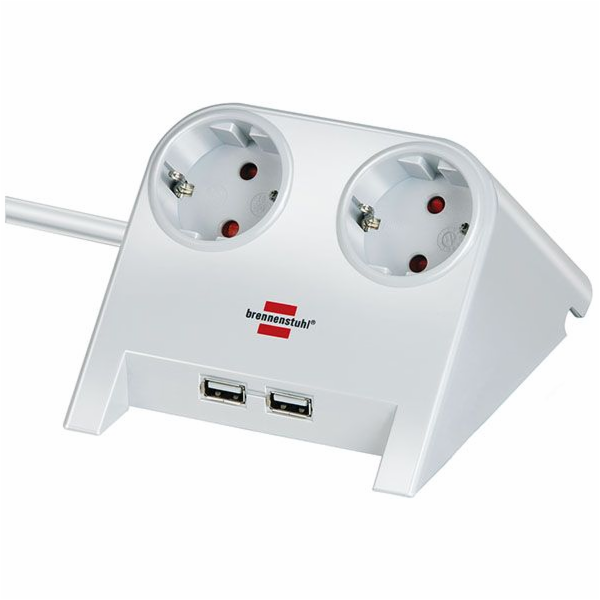 Desktop-Power Steckdosenleiste 2-fach