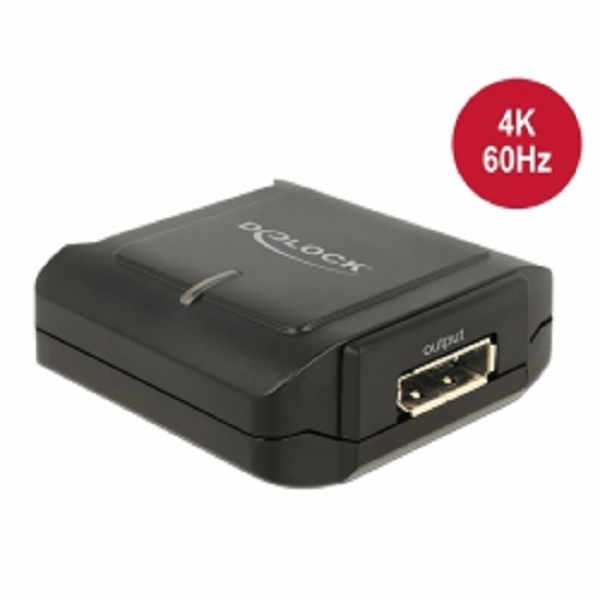 Delock&nbsp;Delock&nbsp;Displayport&nbsp;1.2&nbsp;Repeater&nbsp;4K&nbsp;60&nbsp;Hz&nbsp;-&nbsp;Opakova...