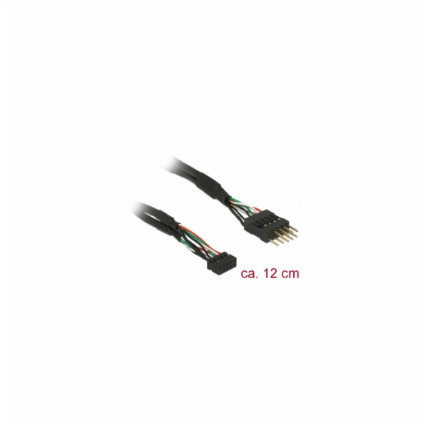 DeLOCK USB 2.0 kabel, 10kolíková zásuvka > 10kolíková zás...