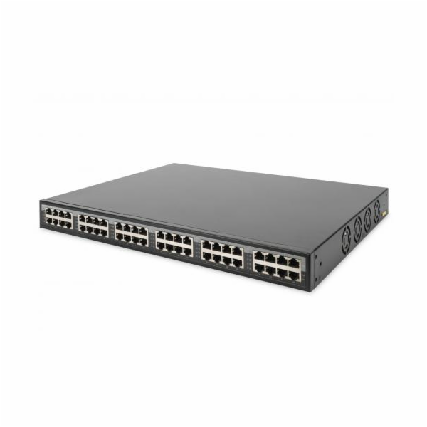 Digitus 24-Port/Ethernet/PoE+ injektor/370W, Switch