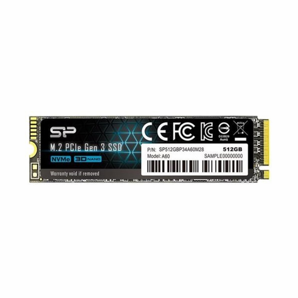 Silicon Power P34A60 512GB M.2 2280 PCI-E x4 Gen3 NVMe SS...