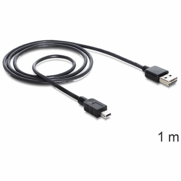Kabel DeLOCK EASY-USB 2.0, zástrčka USB-A > zástrčka Mini...