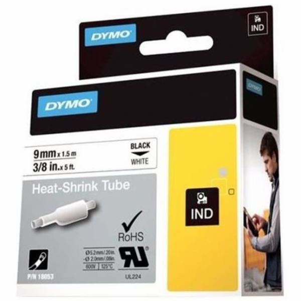 Dymo Rhino IND ORIGINAL teplem smrštitelná bužírka 9 mm x...