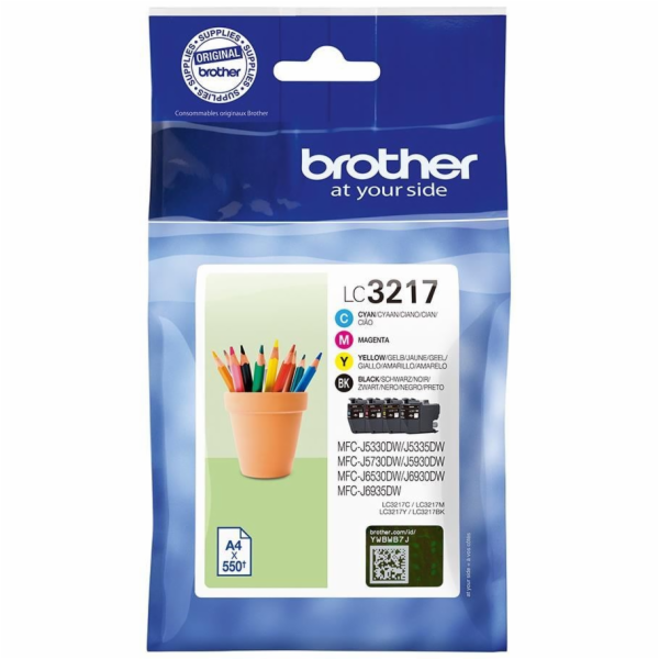 Inkoust Brother Valuepack LC-3217VAL