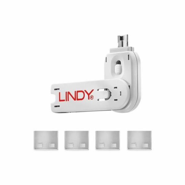 Lindy zámek USB-A portu