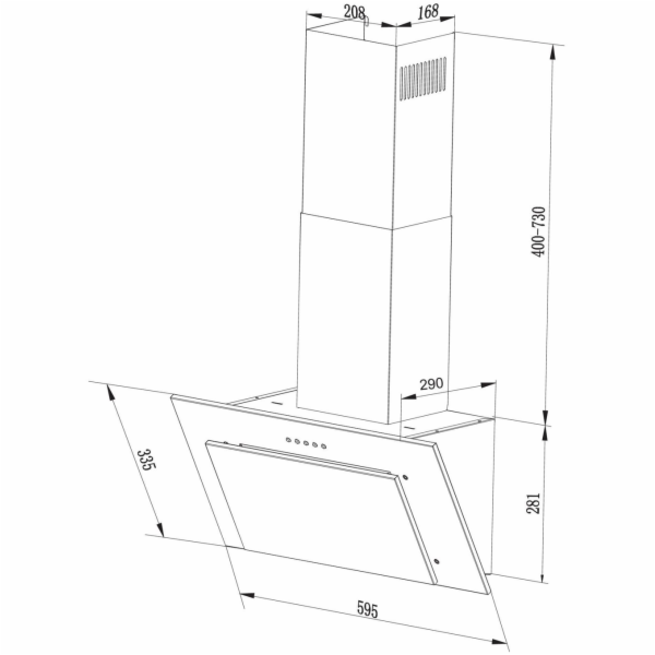 Respecta CH 33060 SB, digestoř