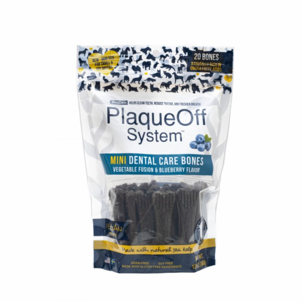 ProDen PlaqueOff® Mini Dental Bones zeleninové 340g