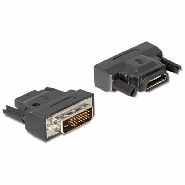 Delock - Video adaptér - HDMI se zdířkami (female) do DVI...