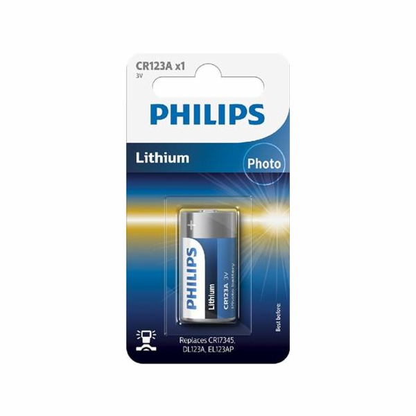 Baterie Philips CR123A/01B