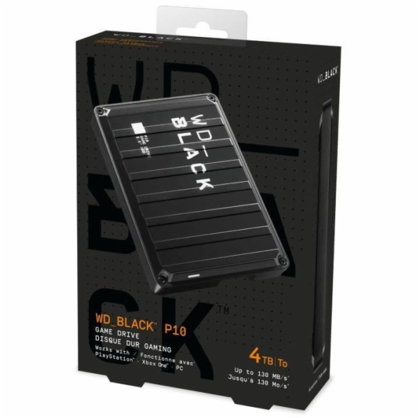 WD Black P10 Game Drive 4TB, externí pevný disk