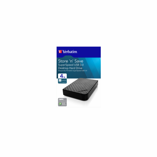 Verbatim Store n 4TB, 47685 USB 3.0 Gen 2