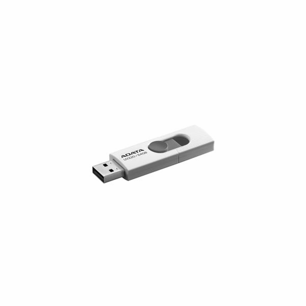 ADATA UV220/64GB/USB 2.0/USB-A/Bílá