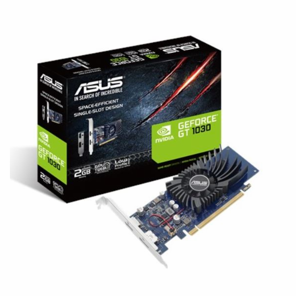 ASUS VGA NVIDIA GeForce GT 1030 BRK 2G, 2G GDDR5, 1xHDMI