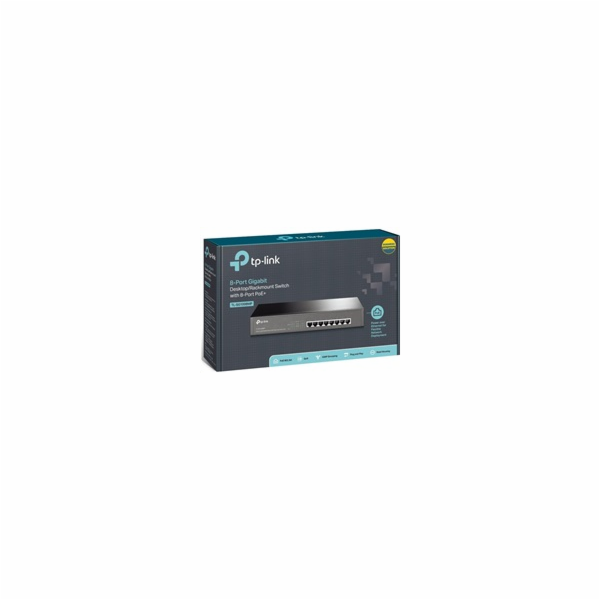 TP-Link switch TL-SG1008MP (8xGbE, 8x PoE+, 153W)