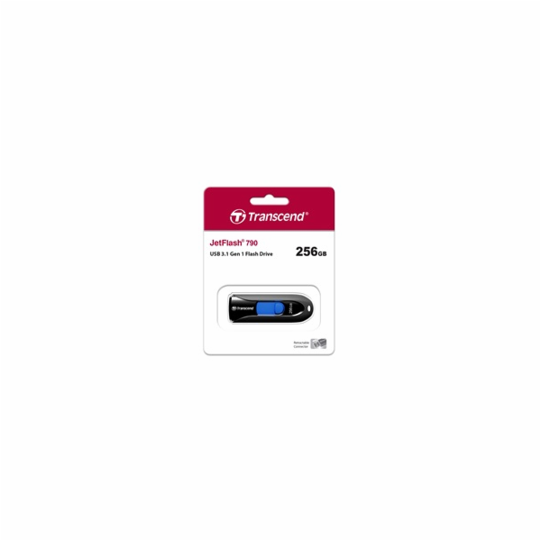 Transcend 256GB JetFlash 790K, USB 3.0 (3.1 Gen 1) flash ...