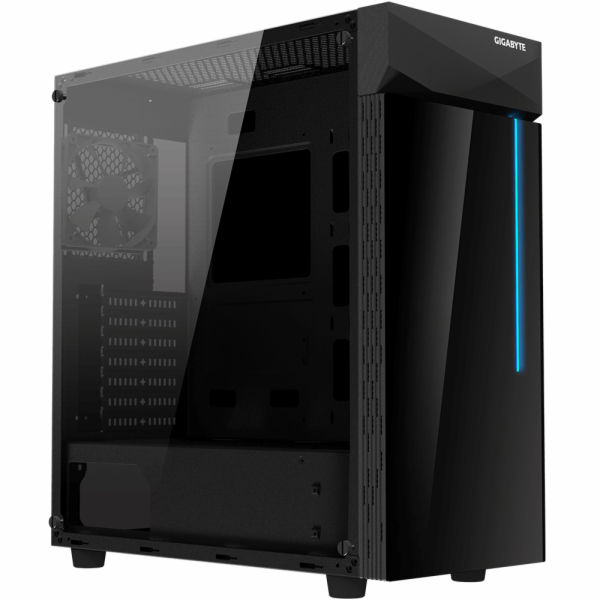 GIGABYTE case GB-C200G, RGB Lighting, bez zdroje, transpa...