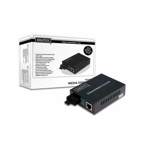 Digitus Gigabit Media Converter RJ-45 na SC-Duplex