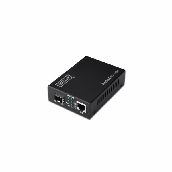 Digitus Media Converter 10/100/1000Base-T to SFP slot + z...