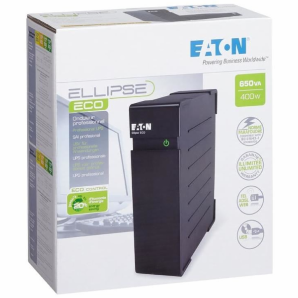 UPS Eaton Ellipse ECO 650 USB DIN (EL650USBDIN)