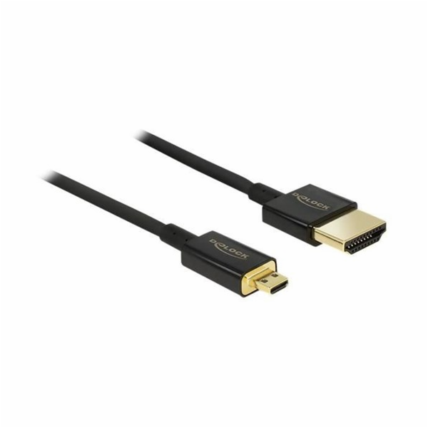Delock Slim Premium - Kabel HDMI s ethernetem - 19 pin mi...
