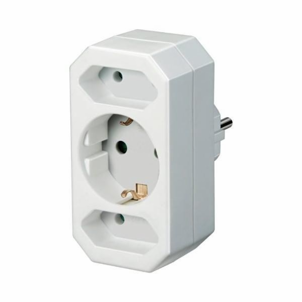 Brennenstuhl Napájecí adaptér Typ E / 2x Typ C, Typ F (15...