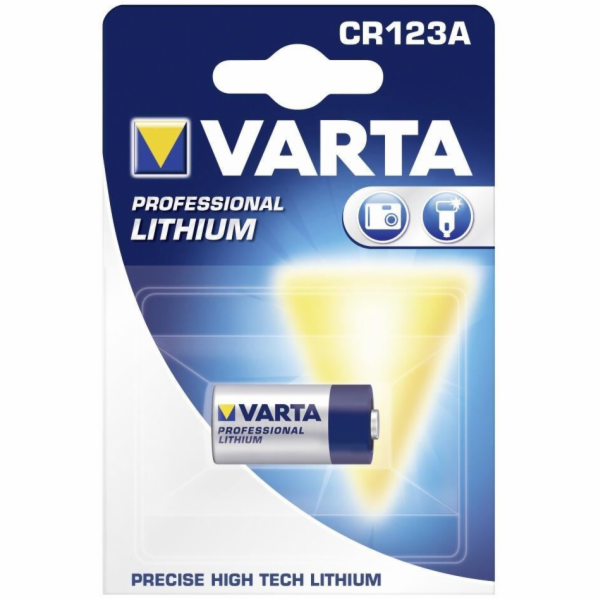Baterie Varta Professional Lithium CR123 1600mAh 1 ks.