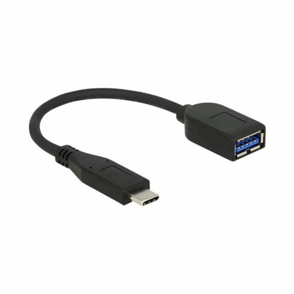 USB adaptér Digitus USB 3.1 C/A, 0,1 m, černý (65684)