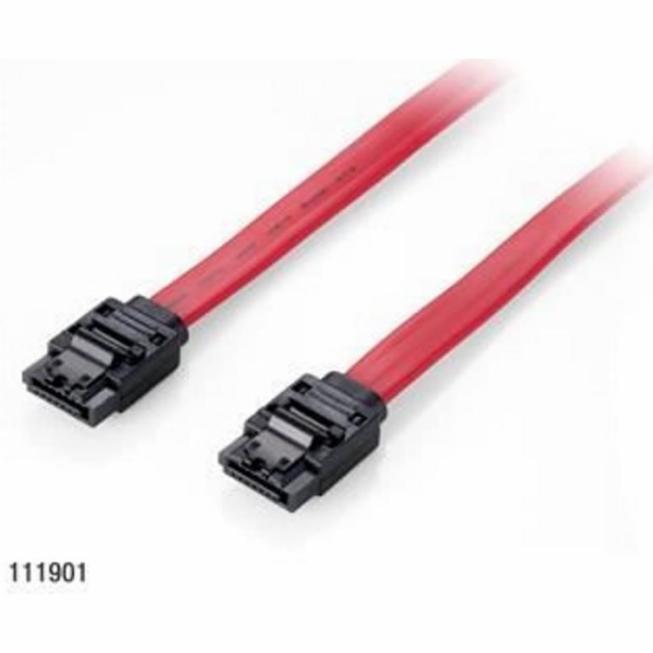 Equip SATA - SATA, 0,5m, ČERVENÝ (111900)