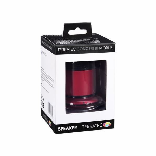 Mobilní reproduktor TerraTec Concert BT červený (130655)