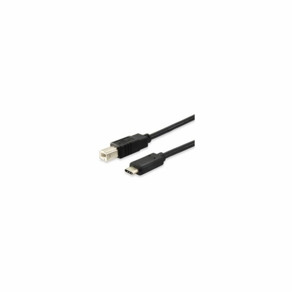 Equip kabel USB-C – USB-B USB 1 m černý (12888207)