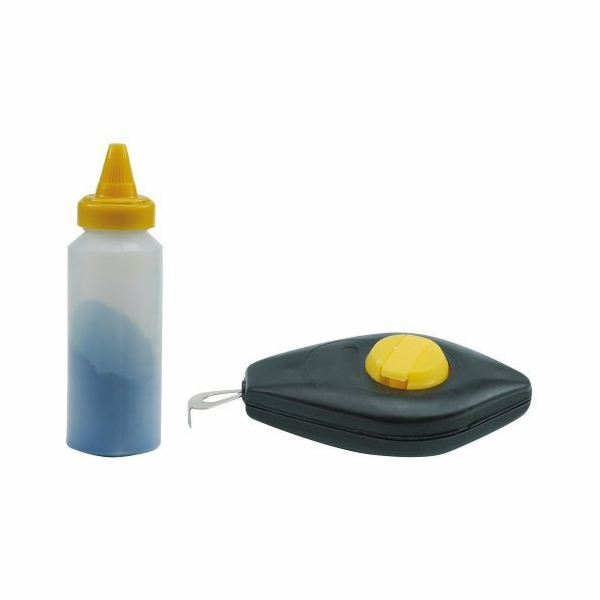Šňůra orýsovací 15 m plast + modrá křída (115g) TOYA