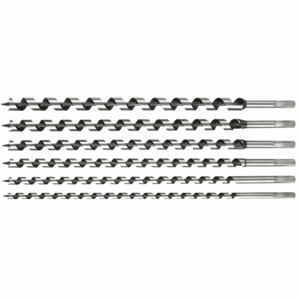 Sada vrtáků do dřeva 6 ks 230 mm TOYA