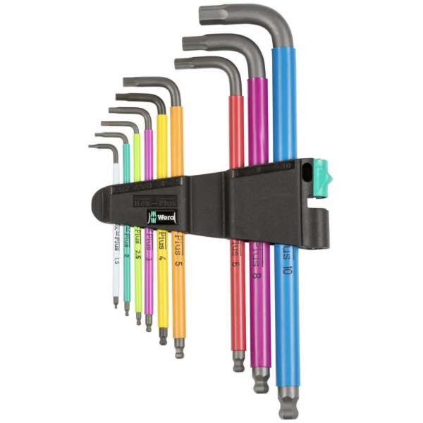 WERA 950 SPKL/9 SM N vicebarevná sada L-klícu IMBUS 9-dílná