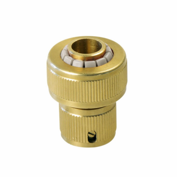 Rychlospojka na hadici, 3/4", STOP ventil, MOSAZ EXTOL-PR...