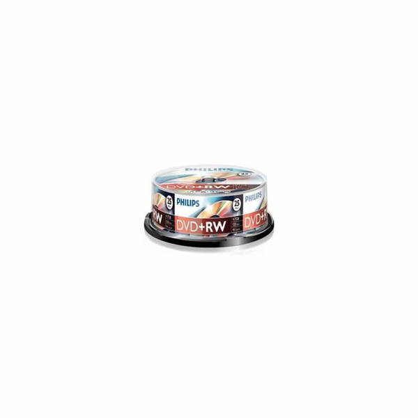 1x25 Philips DVD+RW 4,7GB 4x SP