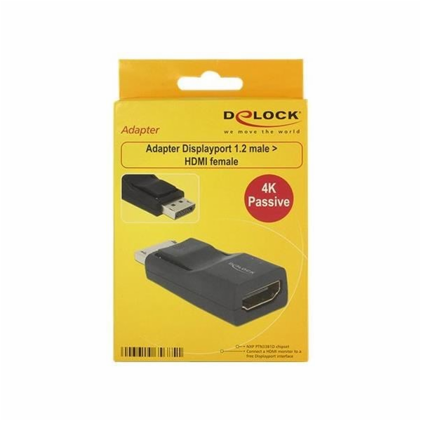 Delock - Video adaptér - DisplayPort s piny (male) do HDM...