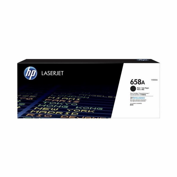 HP 658A Black LaserJet Toner Cartridge (7,000 pages)