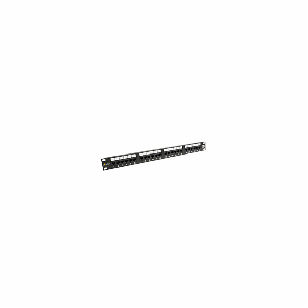 Solarix SX24-6-UTP-BK 19" Patch panel Solarix 24 x RJ45 C...