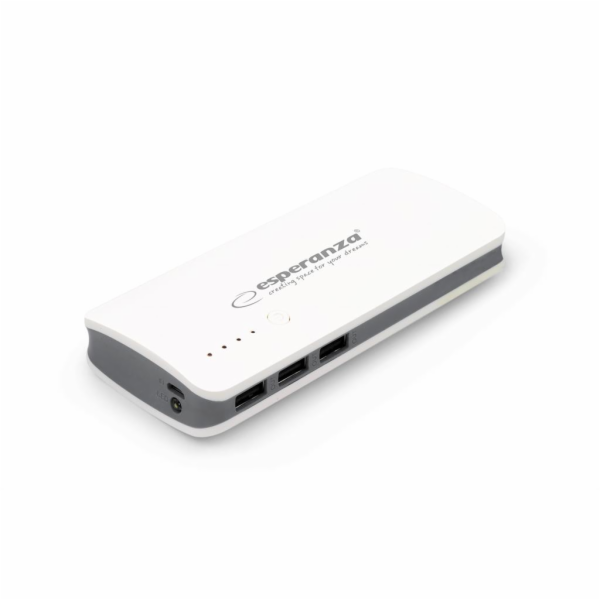 Esperanza EMP106WE RADIUM externí baterie 8000mAh, bílo-šedá