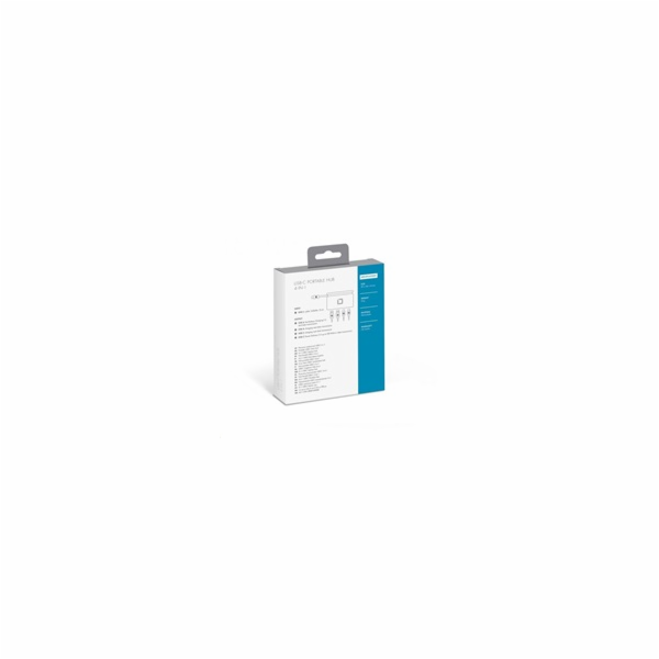 DICOTA USB-C Portable Hub 4-in-1 - Rozbočovač - 2 x USB-C...