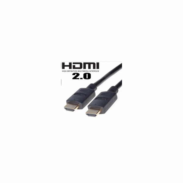 PREMIUMCORD Kabel HDMI 2.0 High Speed + Ethernet, zlacené...
