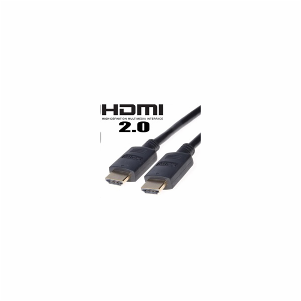PREMIUMCORD Kabel HDMI 2.0 High Speed + Ethernet, zlacené...